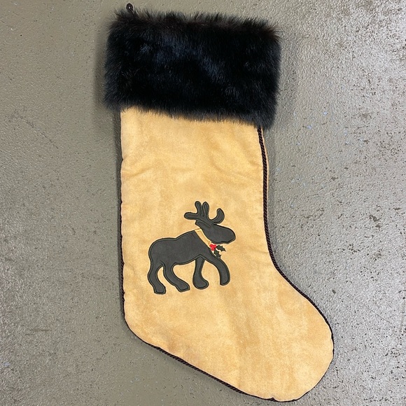 Moose Christmas Stocking - Picture 1 of 11